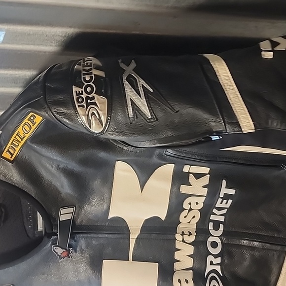 Kawasaki Joe Rocket Team, Race Jacket! Size 44 Authentic - Picture 8 of 14